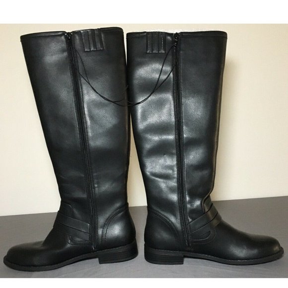 NWT Falls Creek Black Tall Boots size 6.5 - Picture 4 of 7